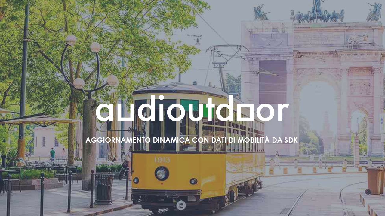 Audioutdoor rilascia le nuove audience della pubblicità dinamica utilizzando i dati di mobilità da SDK